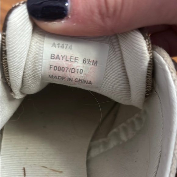 Coach Cream and Brown Sneakers - Picture 2 of 4